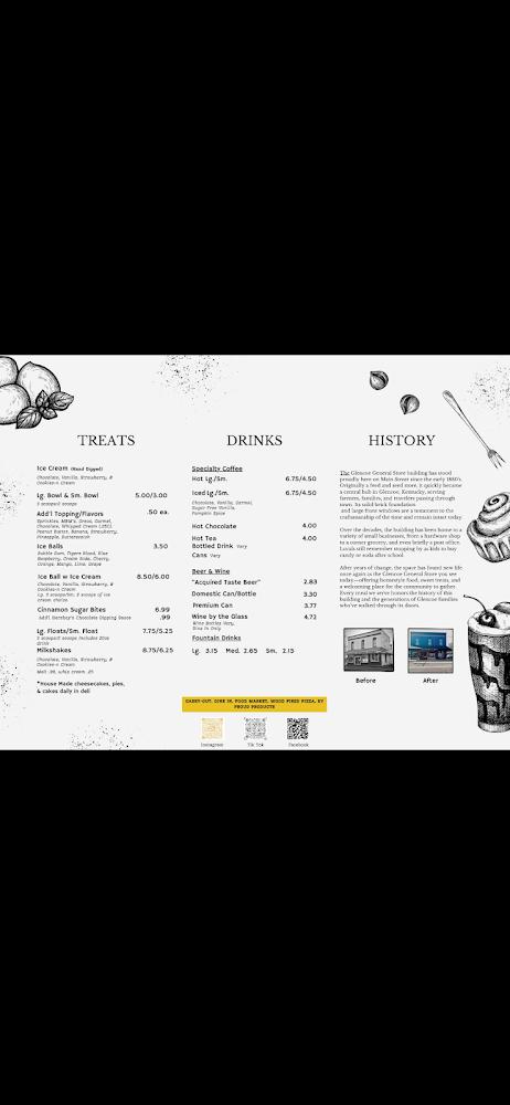 Glencoe General Store Menu image 2